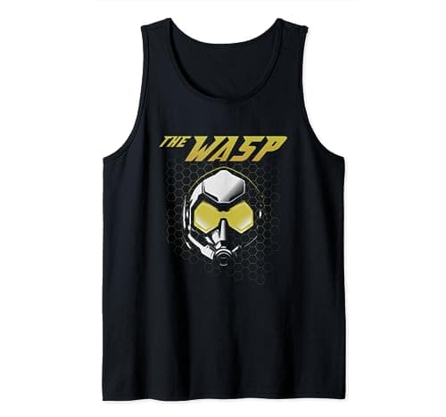 Image of AntMan and The Wasp Hope Mask Hexagon Tank Top