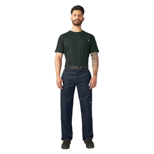 Image of Dickies Men's Loose Fit Double Knee Twill Work Pant, Dark Navy, 36W x 30L
