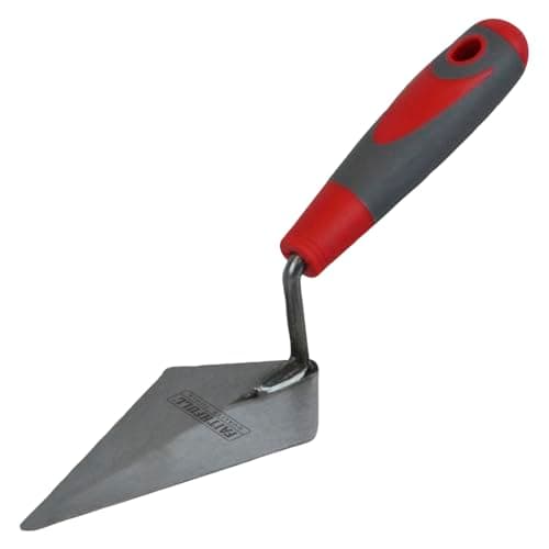 Image of Faithfull Soft-Grip Pointing Trowel for Forming, Repairing & Replacing Mortar - 150mm (6in) Steel Blade