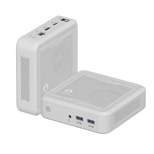 Image of GenMachine Mini PC AMD Ryzen 5 3550H (up to 3.7GHz) 4c/8t 16GB DDR4、512GB SSD & M.2 NVME AMD Redeon Vega8 Wifi5/BT4.2/HDMI/4K Mini Desktop PC for Business/School/Office Micro pc