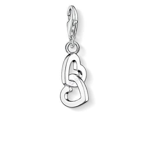Image of Thomas Sabo Charm pendant hearts Charm Heart 925 Sterling Silver