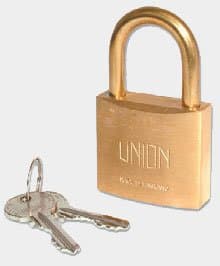 Image of Union BRS Padlock 3102 40mm KD