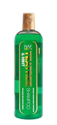 Image of NAF Teatree & Mint Shampoo 500ml – Gentle Antibacterial Horse Wash – Soothes Sensitive Skin & Promotes Healthy Coat – Ideal for Frequent Use
