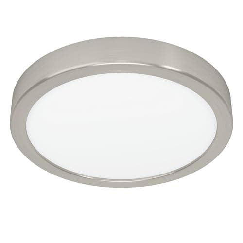 Image of Eglo LED Ceiling Light Fitting Fueva 6, Round Ceiling lamp, Flush Light Fixture, Plastic in Silver and White, Ceiling Lighting Warm White-Cold White, ⌀ 21 cm