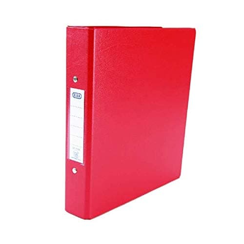 Image of Elba 25mm 2 O-Ring Binder A5 Red (Pack of 10) 100082444 FINCHLEY Pen Free