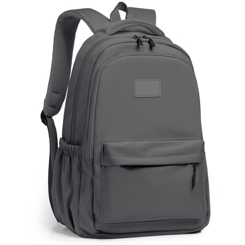 Image of Lahrma Travel Backpack Womens, Lightweight 14 Inch Laptop Rucksack Bag for Men, Splash-proof & Casual Daypacks for School College Work (Grey)