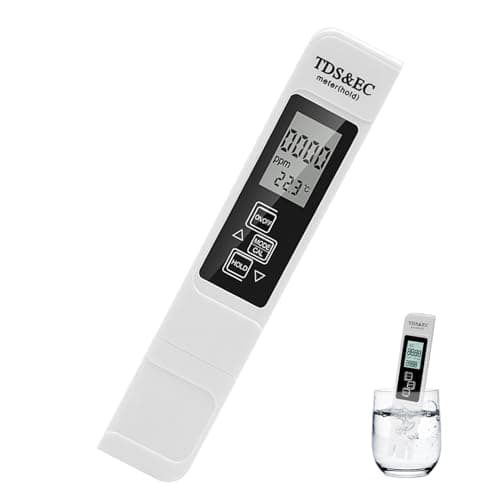 Image of 3-in-1 TDS Meter Digital Water Quality Tester, Digital Tester for TDS, EC, and Temperature Meter, 0-9999 ppm Measurement for Drinking, Tap, Well Water & Aquarium - Fast, Accurate Results