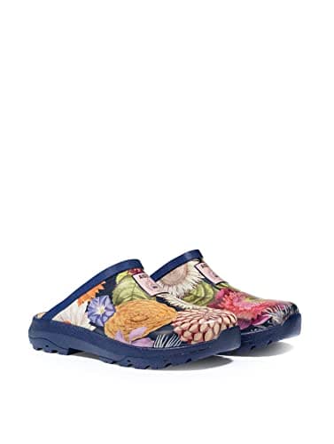 Image of Aigle Womens Corlay Print Clog, 0023p Seedpearl Cream Pr, 4 UK
