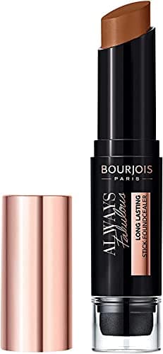 Image of Bourjois Always Fabulous 24 Hour 2-in-1 Foundation and Concealer Stick with Blender, 600 Chocolate