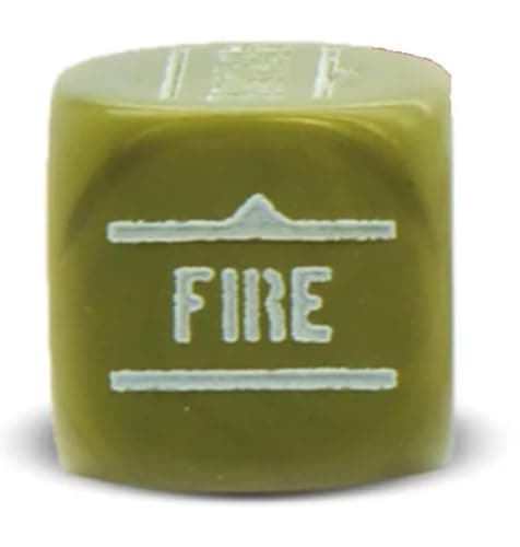 Image of Bolt Action Order Dice (Single) by Warlord Games (Olive Drab)