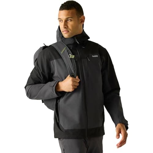 Image of Regatta Mens Highton IV Waterproof Shell Jacket Breathable Hiking Walking Coat