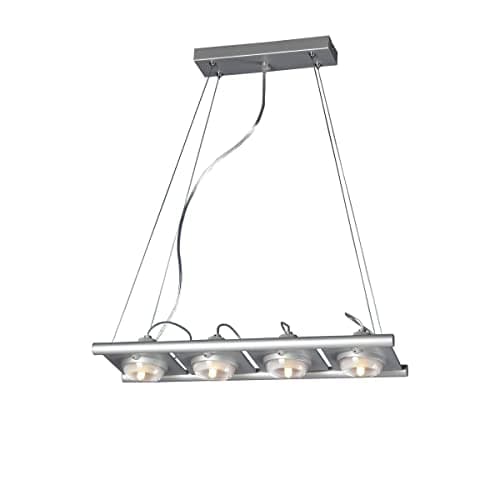 Image of Inspired Mantra (0040 003) Ull Rectangular Pendant 4 Light G9 Silver Grey