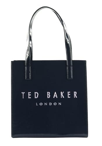 Image of Ted Baker Caarisa Small Crinkle Printed Icon Bag for Women, One Size, Navy