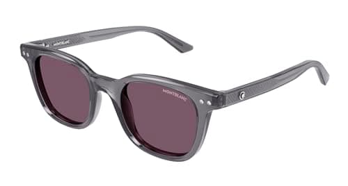 Image of MONTBLANC GAFAS GREY-GREY-VIOLET/Lens height: 41,60 Lens diagonal: 53,30 Shape Description: ROUND/OVAL/PANTHOS
