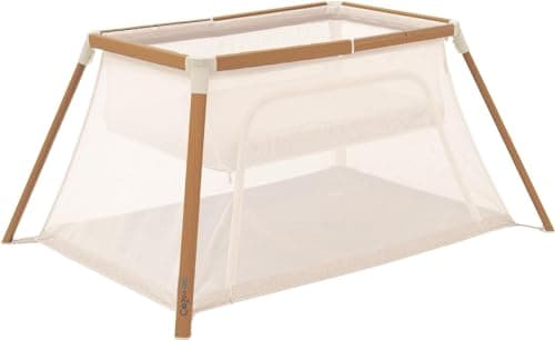 Image of Tutti Bambini CoZee Go 3-in-1 Bassinet, Playpen & Travel Cot with Mattress Included - Lightweight & Breathable Baby Cot & Baby Playpen, Foldable Play Pen Babies and Toddlers (Birth to 3 Years)
