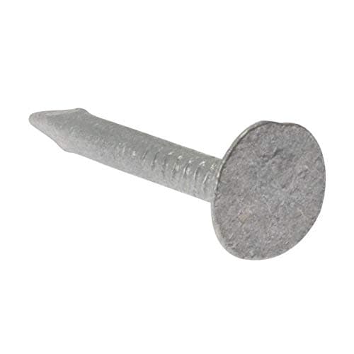 Image of ForgeFix Clout Nails - Extra Large Head | 3.00 x 30mm | Galvanised | Bag 500gm