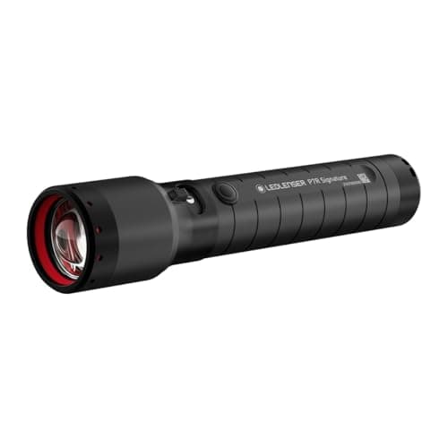 Image of Ledlenser P7R Signature LED Rechargeable Torch, Super Bright 2500lm, 8 Modes, USB-C, 340m Adjustable Focus, Powerful 80 Hour Battery, IP68 Waterproof Tactical Flashlight For Camping, Hiking, Emergency