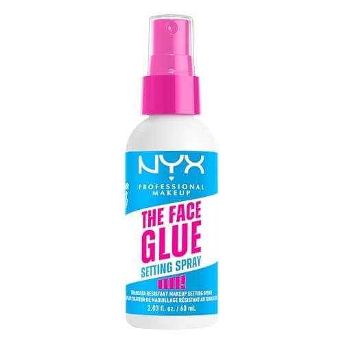 Image of NYX Professional Makeup Setting Spray, Makeup Setting Spray, Long-lasting Wear, Transfer Resistant & Waterproof, Dry Naturally, Flawless Makeup Appearance , The Face Glue, 60ml