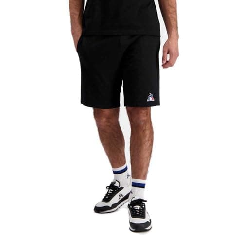Image of Le Coq Sportif Short Pants for Men Model - Synthetic, Black, S