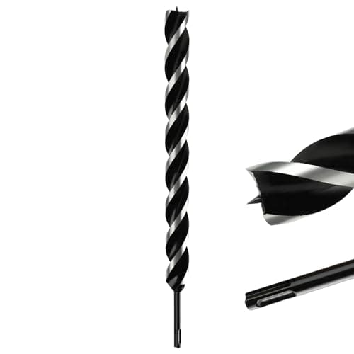 Image of MOXPIFY Extra Long 30mm x 460mm Auger Drill Bit SDS Plus, SDS Wood Auger Drill Bits for Woodworking