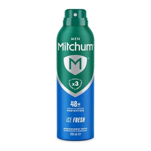 Image of Mitchum Men Triple Odor Defense 48h Protection Deodorant Spray, 200ml