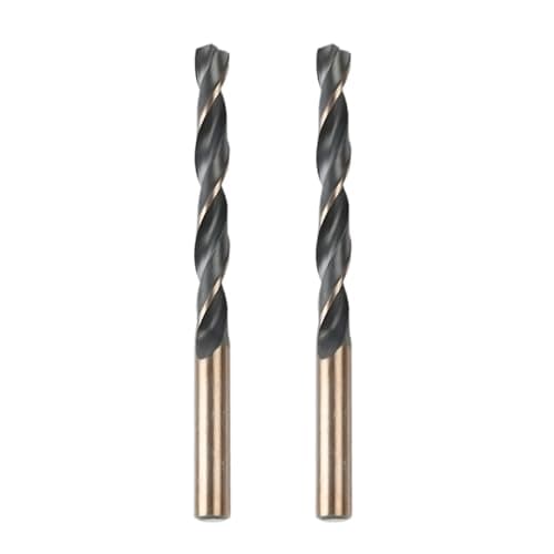 Image of Misuyue 2pcs Metal Drill Bits, 12.5mm HSS Carbide Jobber Drill Bit Sets, Twist Drill Bit for Metal Stainless Steel Aluminum Alloy, Wood Drill Bits