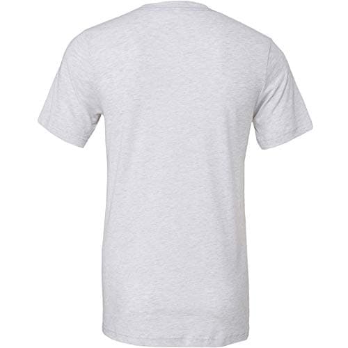 Image of Canvas Mens Triblend Crew Neck Plain Short Sleeve T-Shirt (XS) (Red Triblend)