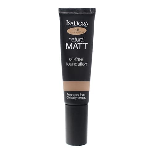 Image of Isadora Natural Matt Oil-Free 18 Matt Almond Foundation 35ml