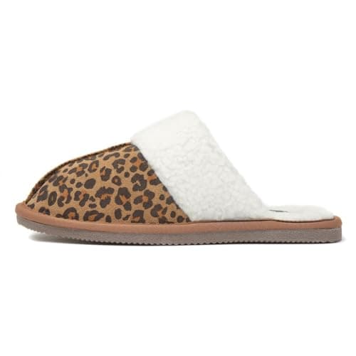 Image of Hush Puppies Womens Arianna Slipper, Leopard, 8 UK