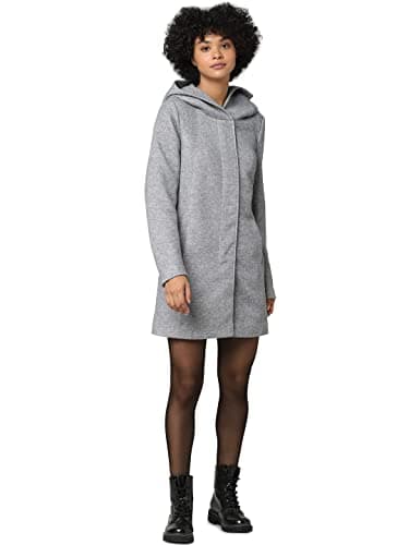 Image of ONLY Womens Light Grey Melange Jackets M