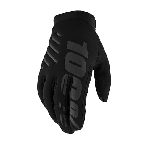 Image of 100% Brisker Gloves | Full Finger Waterproof Winter Cycling Gloves, Insulated, Windproof, Anti-Slip Mountain Bike Gloves | Racing, MTB, Riding, Cycling | S-XXL