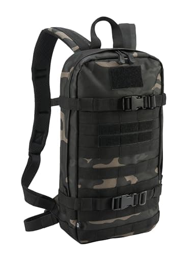 Image of Brandit Unisex_Adult Us Cooper Daypack Backpack, Black Camouflage, 12 l
