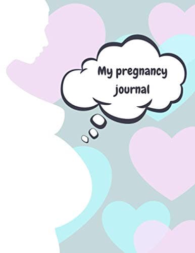 Image of Pregnancy journal week by week: for new mum, 40ish weeks pregnancy memory book