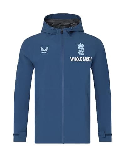 Image of England Cricket Men's Performance Rain Jacket, Ensign Blue, S