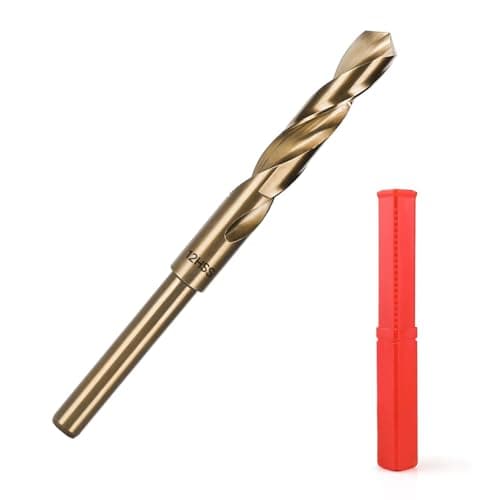 Image of 12mm HSS Cobalt Drill Bit, Twist Drill Bits, Cobalt Drill Bits for Hard Steel, Metal, Aluminum, Wood, Plastic and DIY Projects