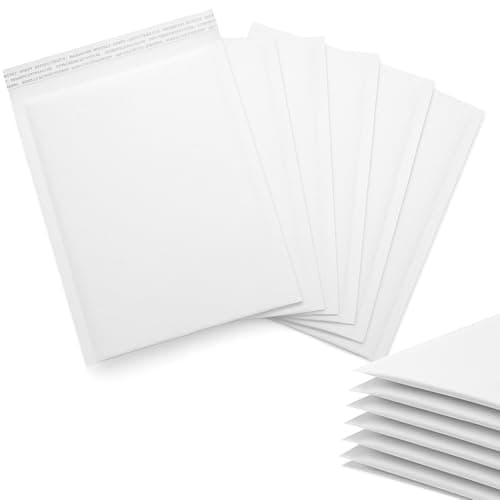 Image of Postmaster Padded Envelopes A4 White Peel Seal Bubble Mailers 220x340mm, 20 Pack