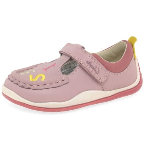 Image of Clarks Noodleshine T Girls First Shoes 6 Dusky Pink