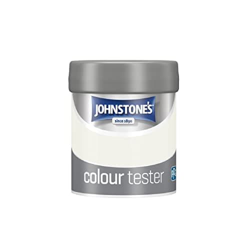 Image of Johnstone's Antique White Wall & Ceiling Tester Pot - Emulsion Paint - Easy to Apply - Dry in 1-2 Hours - 75ml