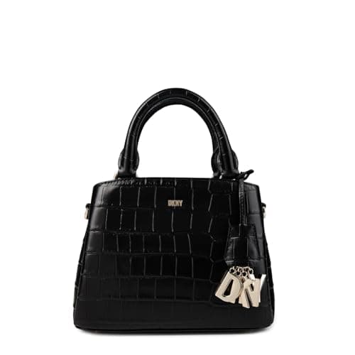 Image of DKNY Women's Paige Small Satchel, Black, black, Small