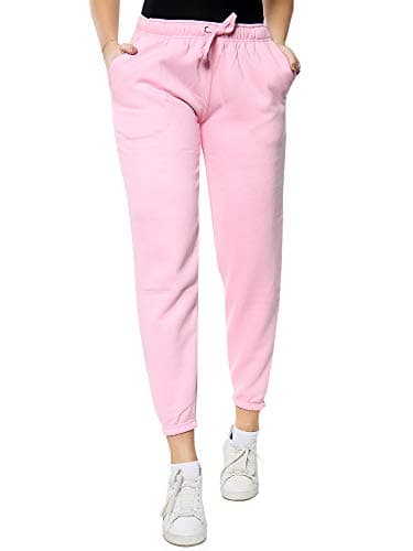 Image of Love My Fashions® Plain Joggers for Women UK Casual Jogging Bottoms Ladies Sweatpants Running Sports Trouser with Pockets Baby Pink