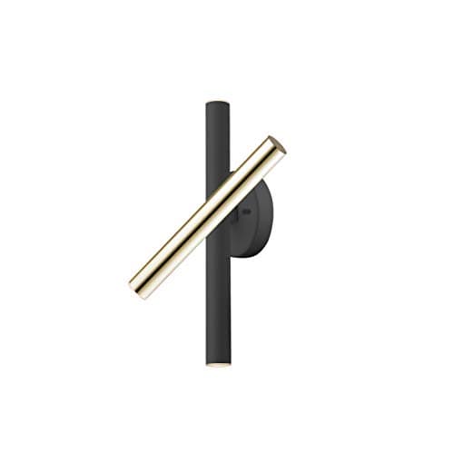 Image of Schuller Varas - Integrated LED Wall Light, Glossy Gold, Matt Black