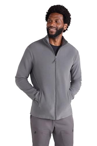 Image of Mountain Warehouse Raso Mens Full Zip Fleece Dark Grey L