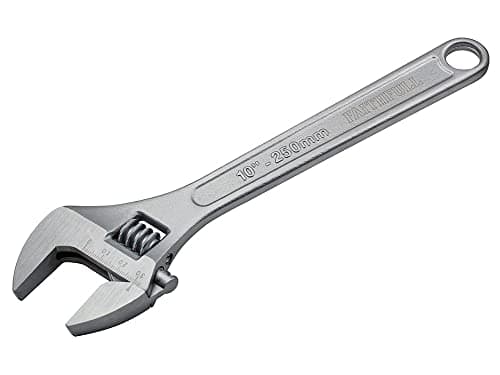 Image of Faithfull FAIAS250MC Adjustable Chrome Spanner 250mm (10in) - 30mm Jaw Capacity