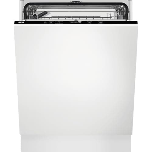 Image of AEG 5000 Series integrated Dishwasher, AirDry Technology FSB54607Z, 60 cm,13 Settings, (Db) 44, Delay Start, Inverter Motor, Height Adjustable Basket, Touch Control, Built-In 818x596x550mm, Class C