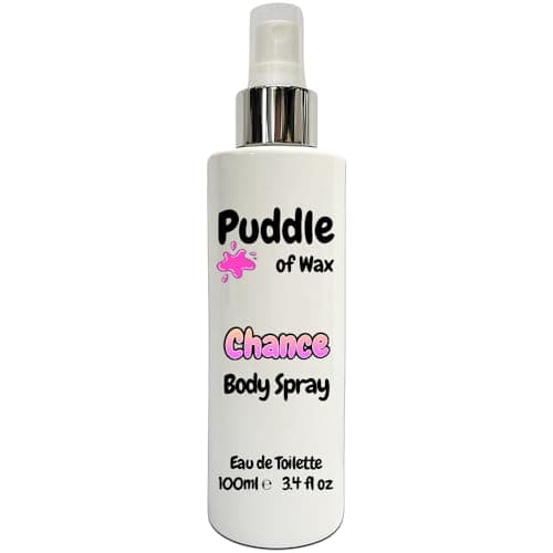 Image of Chance Body Spray - 100ml Eau de Toilette (EDT) - Atomiser Mist - Perfume Scent - Vegan Friendly - Puddle of Wax - Made in the UK