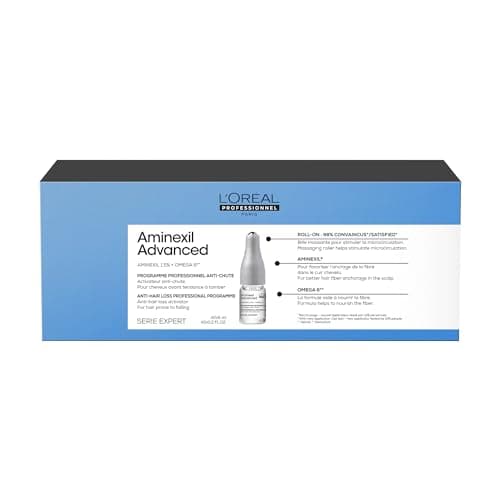 Image of L'Oréal Professionnel Aminexil Advanced Anti-Hair Loss Activator Treatment for Fuller Hair, 42 x 6 ml