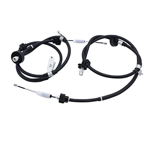 Image of 2 PCS/SET 1 Pair Hand Brake Cables Left + Right FKB6023 LR18469 FKB6022 LR18470 Compatible with Range Rover Sport 05-13 Land Rover Discovery 04-17