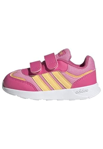 Image of adidas Unisex Baby TENSAUR Switch Shoes Infants, Bliss Pink/Semi Ice Tangerine/Pink Fusion, 9 UK Child