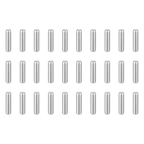Image of sourcing map 50pcs Dowel Pins M1.5(1.5mm) x 6mm 304 Stainless Steel Cylindrical Shelf Support Peg Pin Rod Fasten Elements for Metal Devices Wood Furniture DIY Installation, Silver