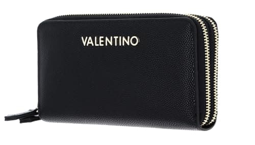 Image of VALENTINO Divina Unisex Travel Wallet Black/Gold, Black/Gold, TALLA UNICA, Black / Gold, TALLA UNICA, Classic